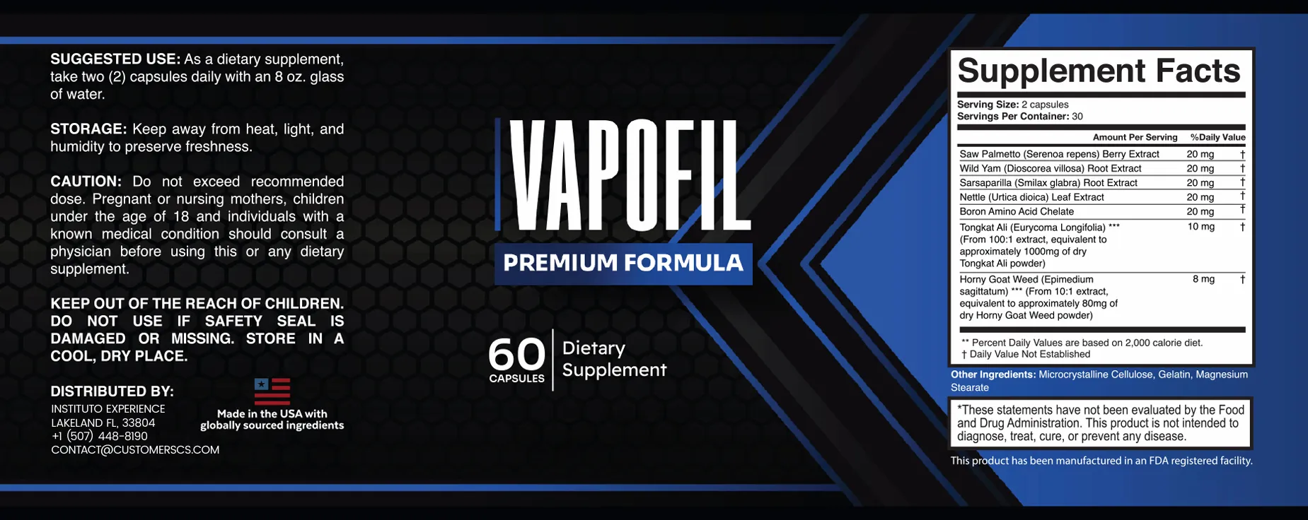 VapoFil Natural Formula